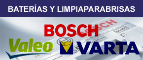 baterias y limpiaparabrisas